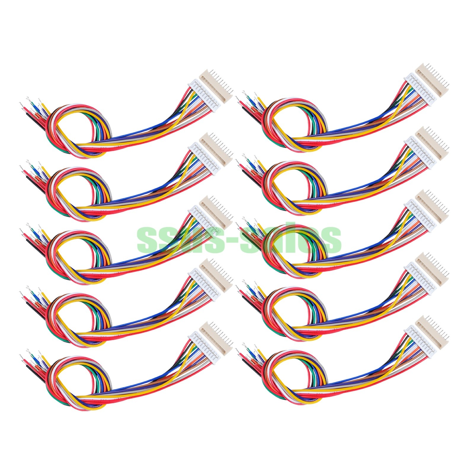 MX1.25 Electronic Cable Single-Ended 11Pin 15CM Straight Pin Header (Unsoldered)