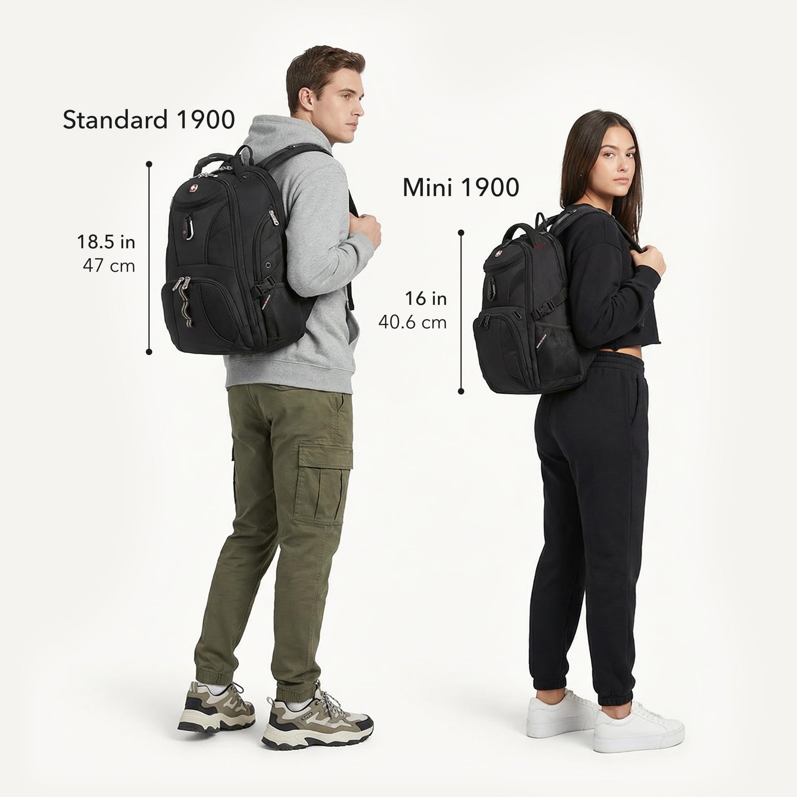 SWISSGEAR 1900 ScanSmart Laptop Backpack 18.5″, Fits Most 17-Inch Laptops 31L