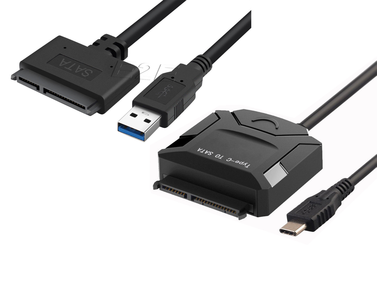 USB 3.0 and USB Type-C 3.1 to 2.5″ 3.5″ HDD SSD Hard Drive Adapter Cable