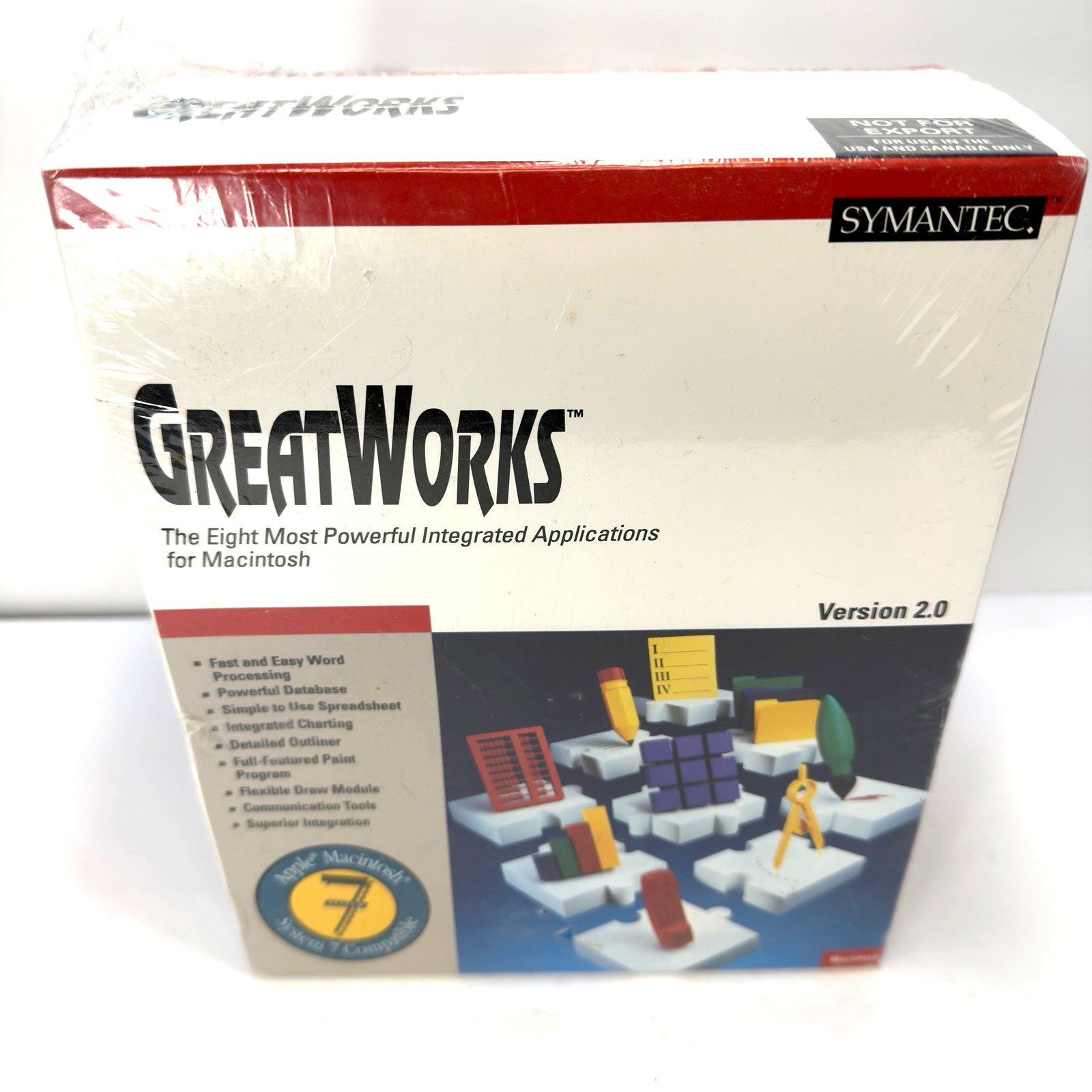 Factory Sealed Symantec GreatWorks 2.0 + AntiVirus 3.0 Macintosh Bundle RARE