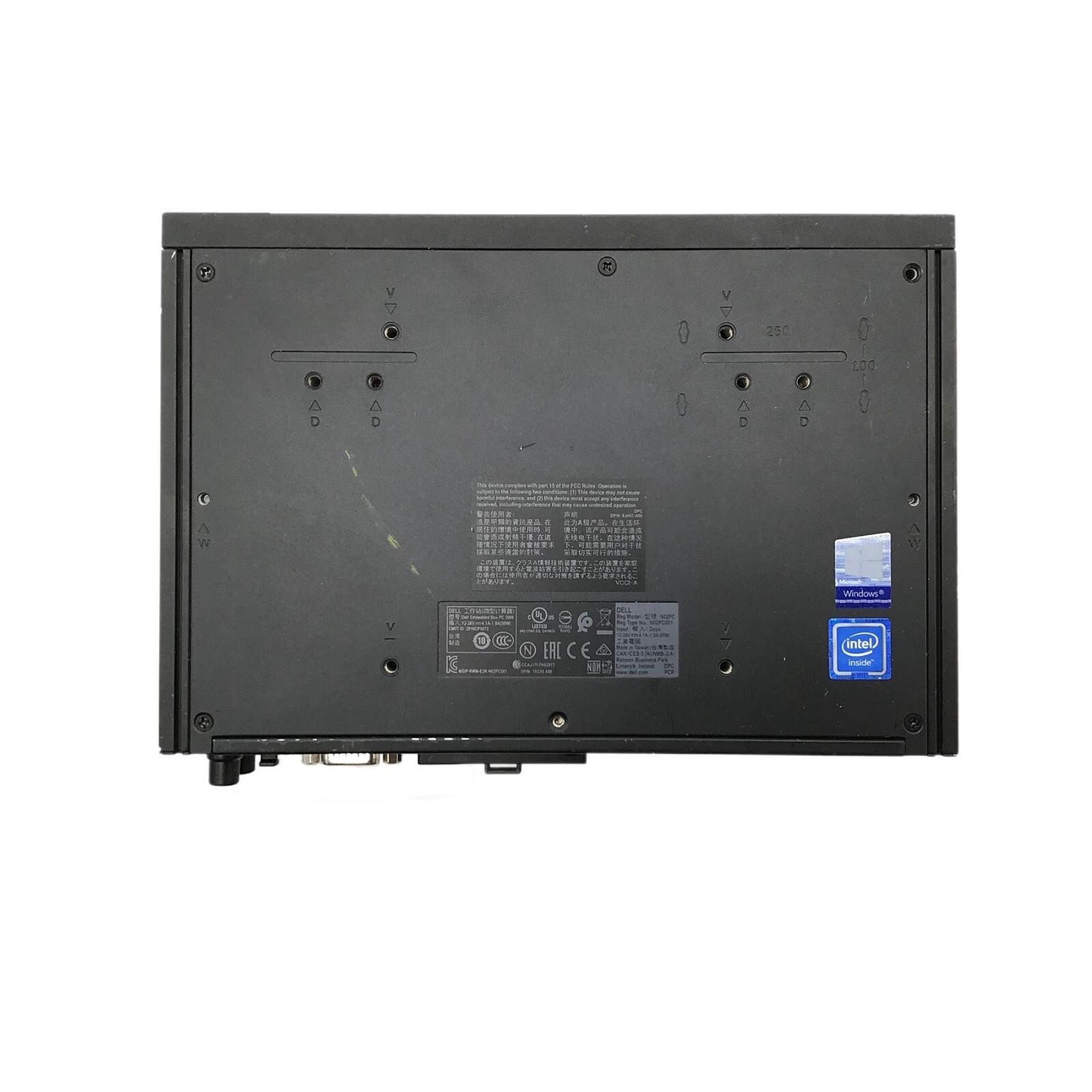 Dell Ruggedized Fanless Embedded Server POS Intel Atom 8GB RAM 128G SSD w/ PSU