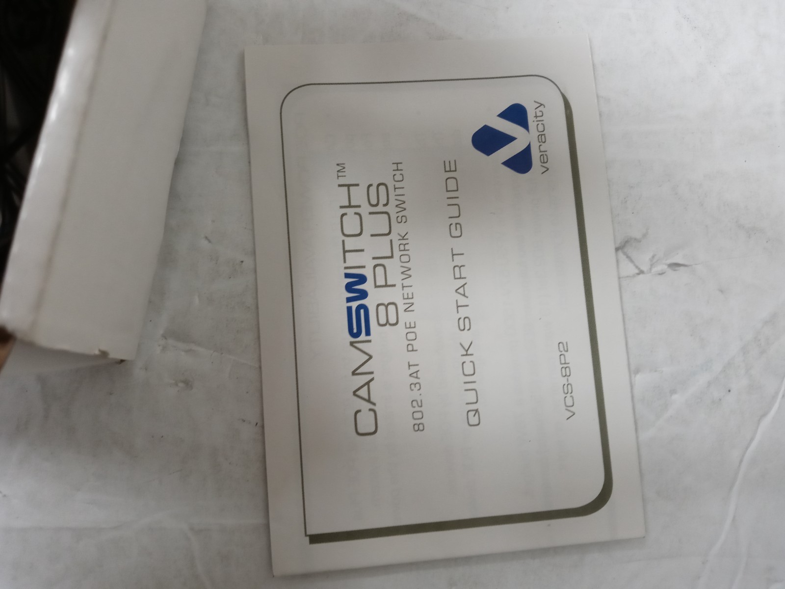 Veracity VCS-8P2 CAMSWITCH 8 Plus- Powered Via POE or 57V DC