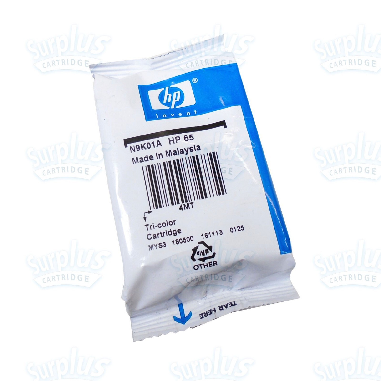 Genuine HP 65 Color Ink DeskJet 3752 3755 3758 2624 2630 2655 ENVY 5020 5032