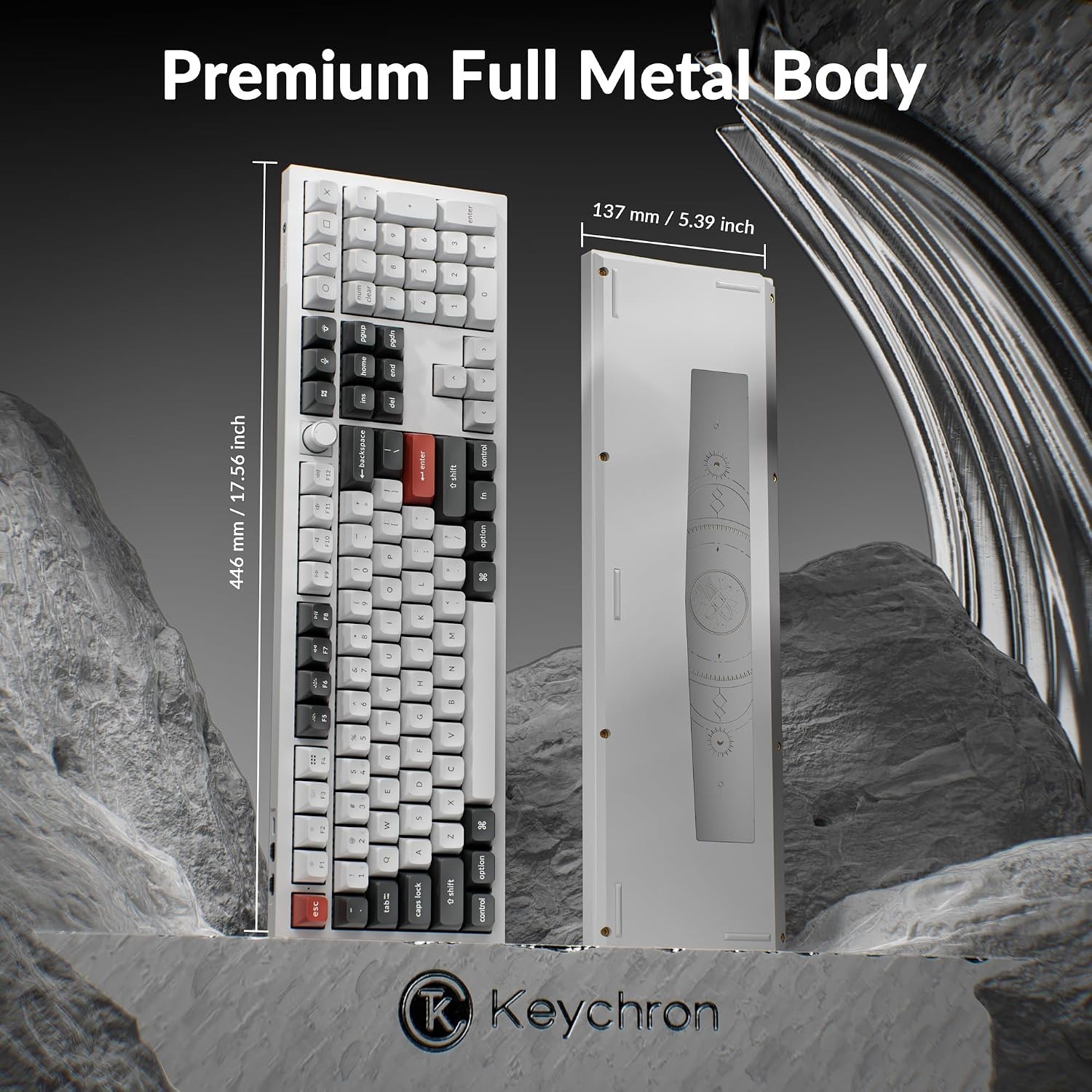 Keychron Q6 Ultra Aluminum Wireless Mechanical Keyboard, Full, 8K