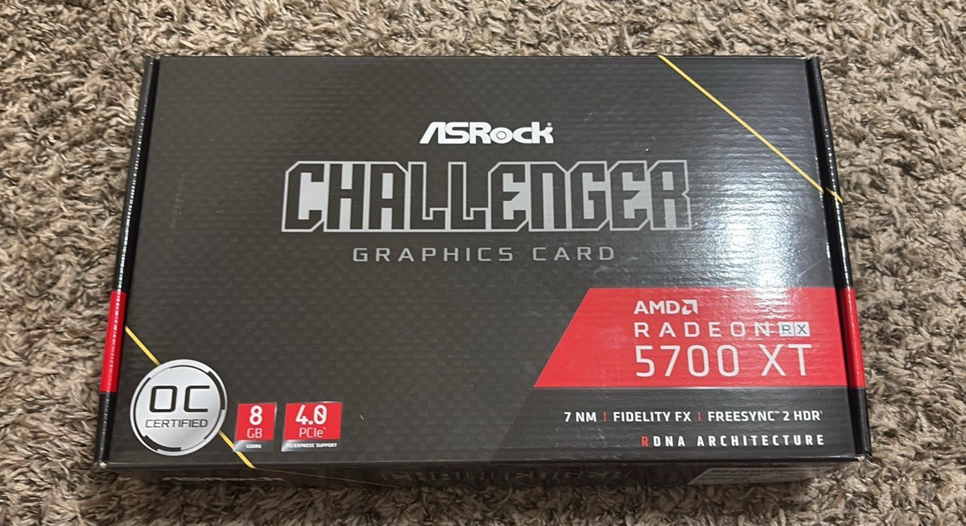 ASRock Challenger RX 5700 XT 8GB GDDR6 OC FreeSync 2 HDR DirectX 12