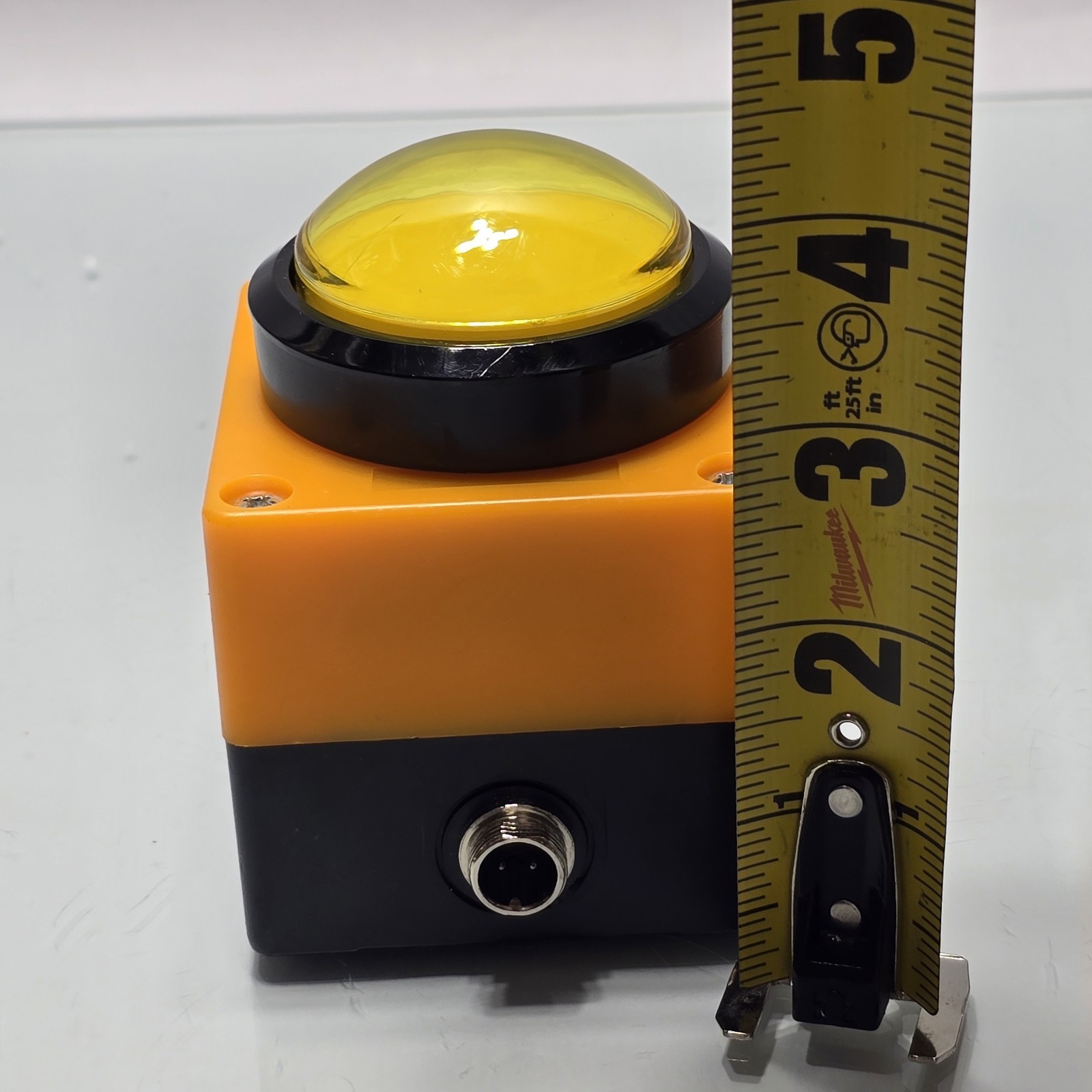 Programmable USB Macro Button Big Yellow Dome Switch Custom Shortcut Key PC Mac