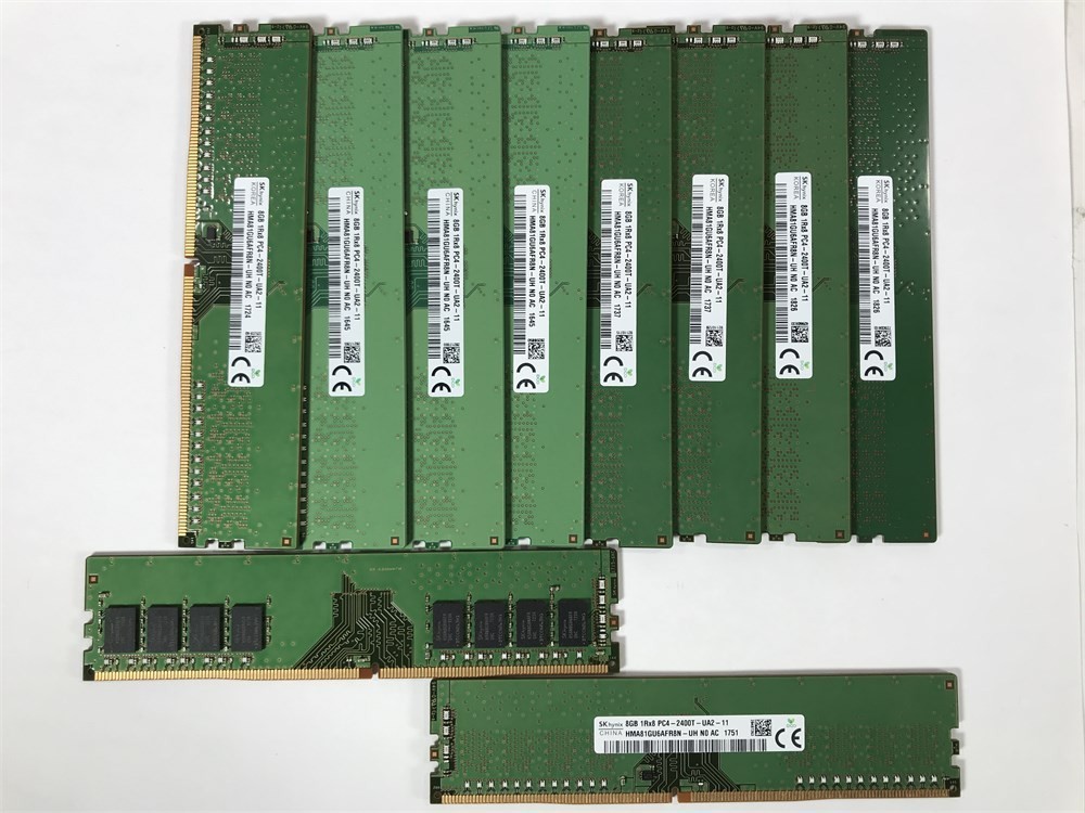 8gb DDR4 SKhynix 2400Mt/s, many availible! Price per stick!