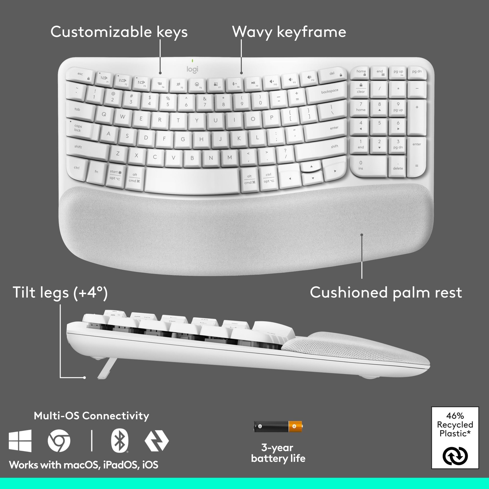 Logitech WAVE KEYS & LIFT COMBO