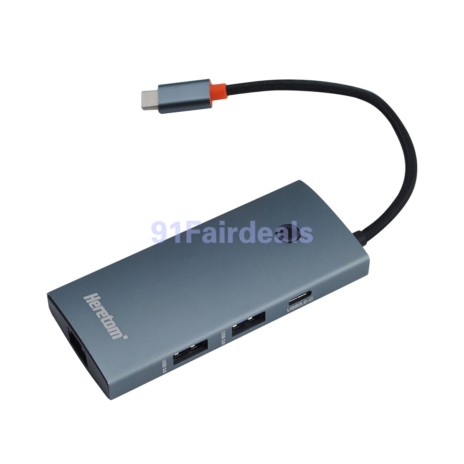NEW USB C HUB Type-C to HDMI USB 3.0 RJ45 Adapter PD Charger Dock for MacBook