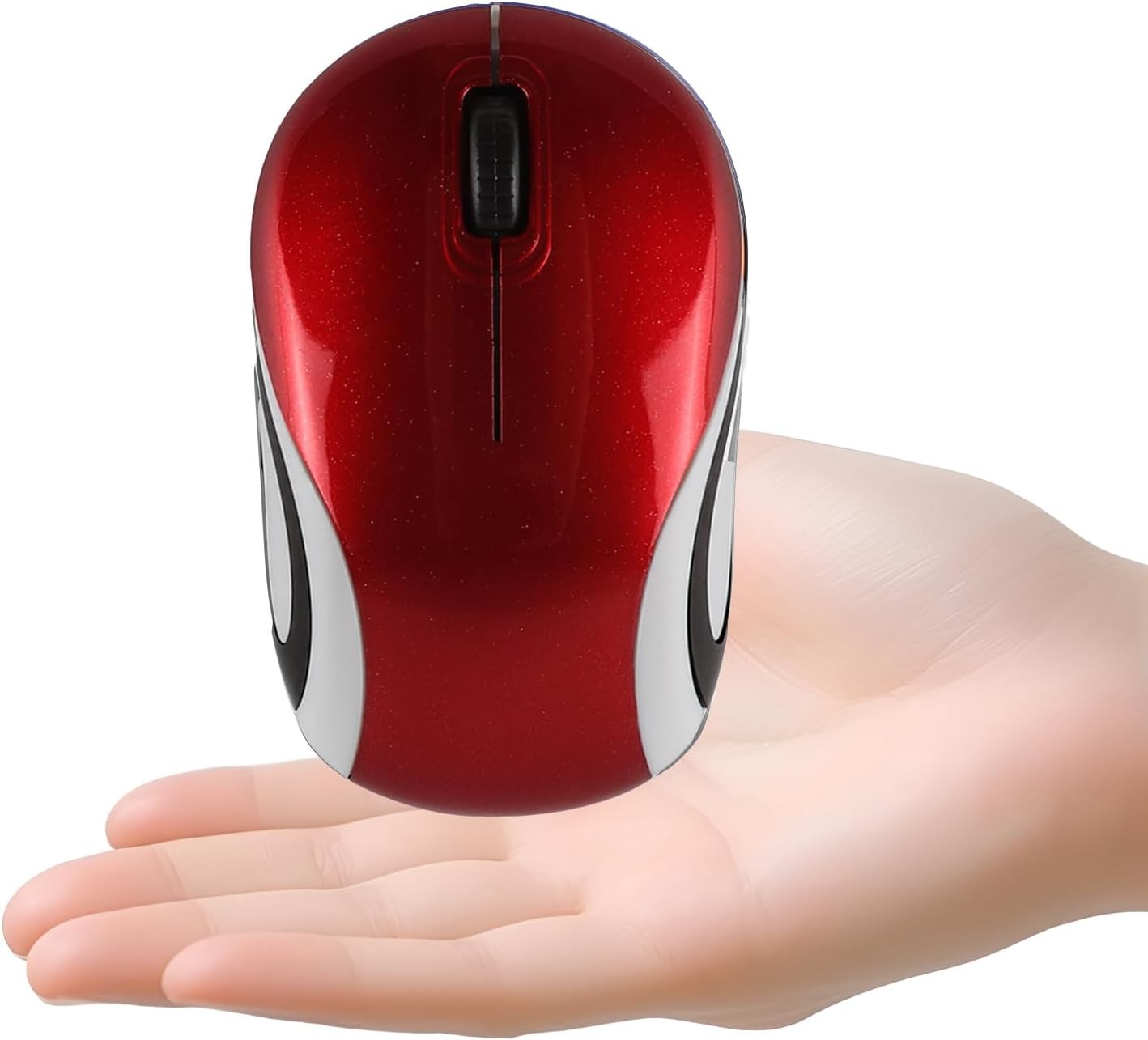 Usbkingdom Mini Small Wireless Mouse for Travel Optical Portable Mini Cordless