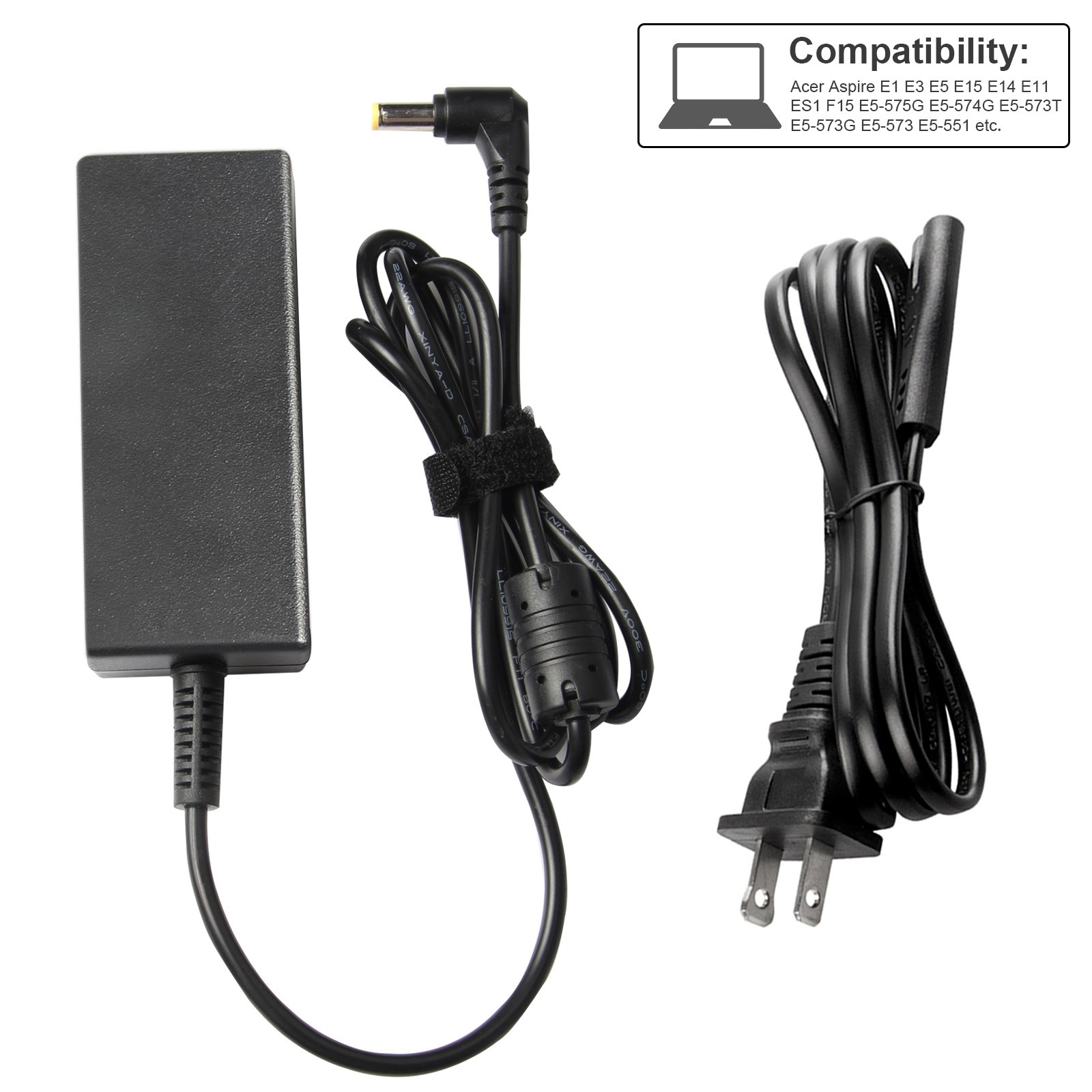 65W 45W AC Adapter Charger for Acer ES1-531 Gateway NE71B06u NE56R37u NE56R31u