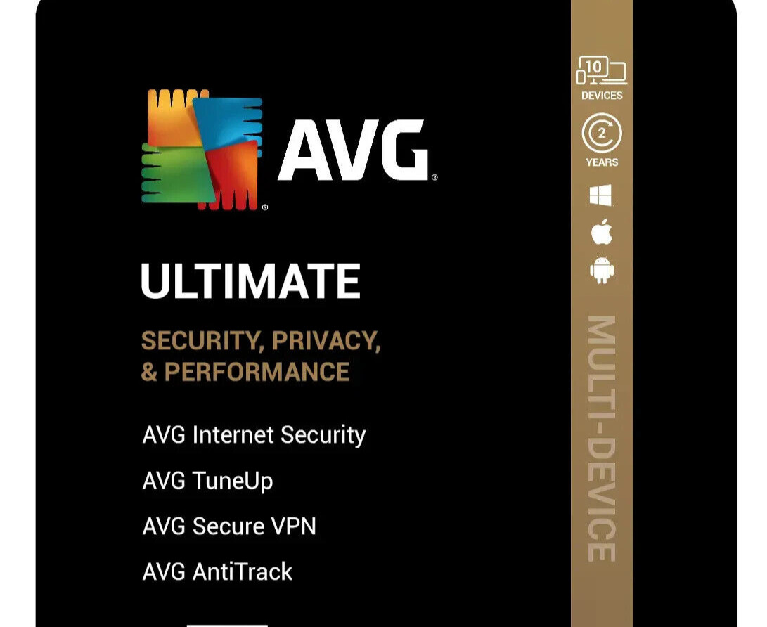 AVG Ultimate 2025 – 10 Devices – 3 Years – [Download]