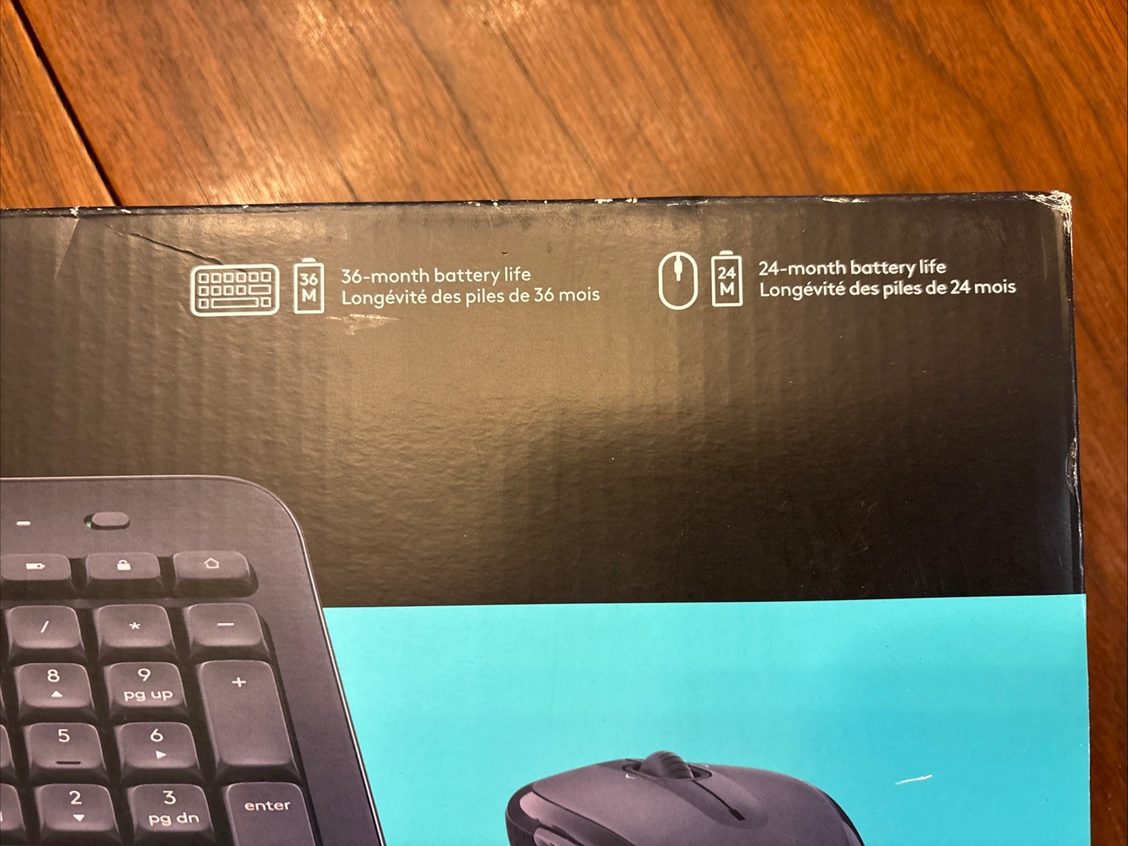 Logitech MK545 Advanced Keyboard Full Size Wireless Mouse Dongle – NEW NIB