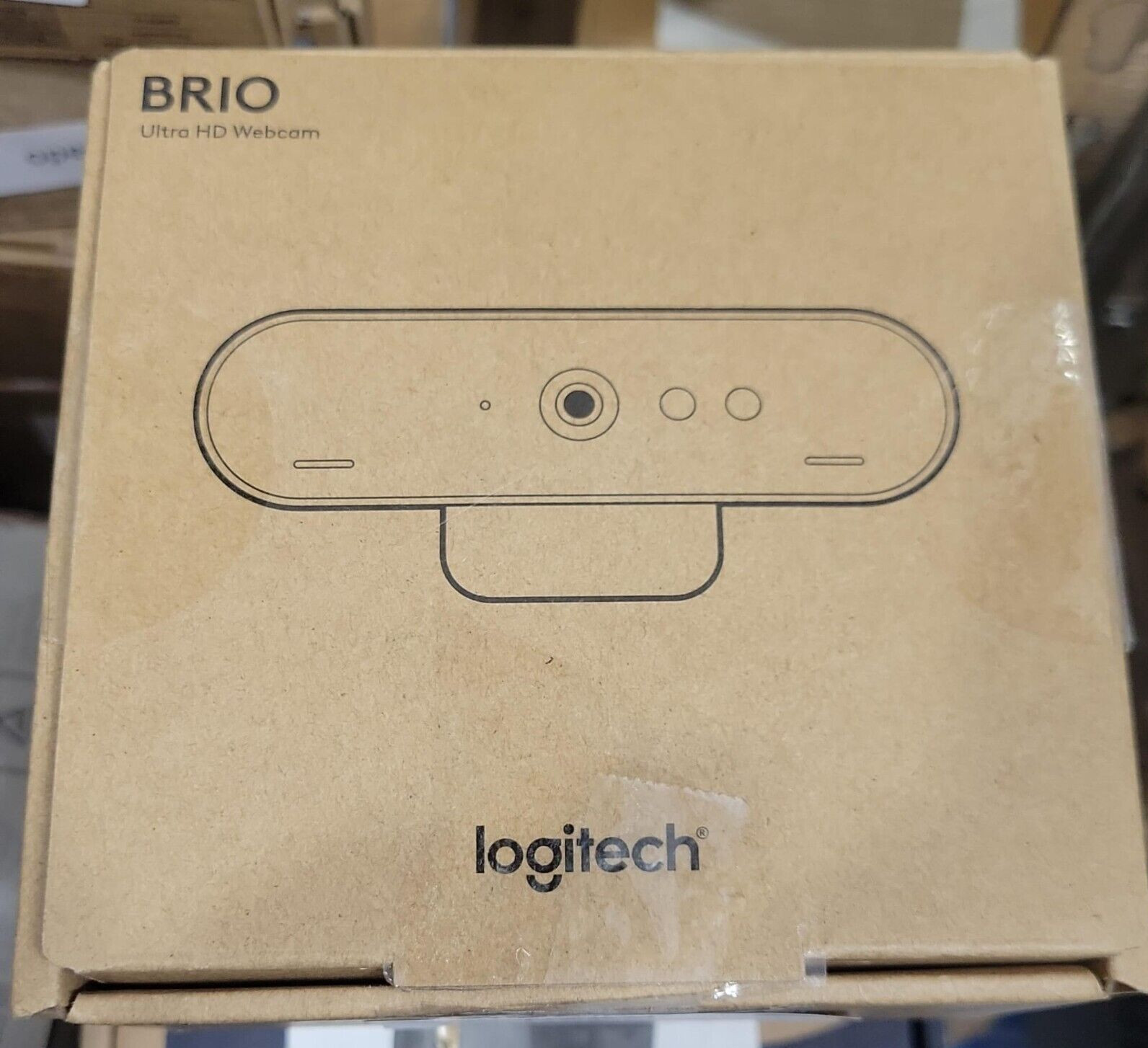 Logitech Brio 4K Ultra HD Webcam – 960-001105- used We don’t ship outside the US