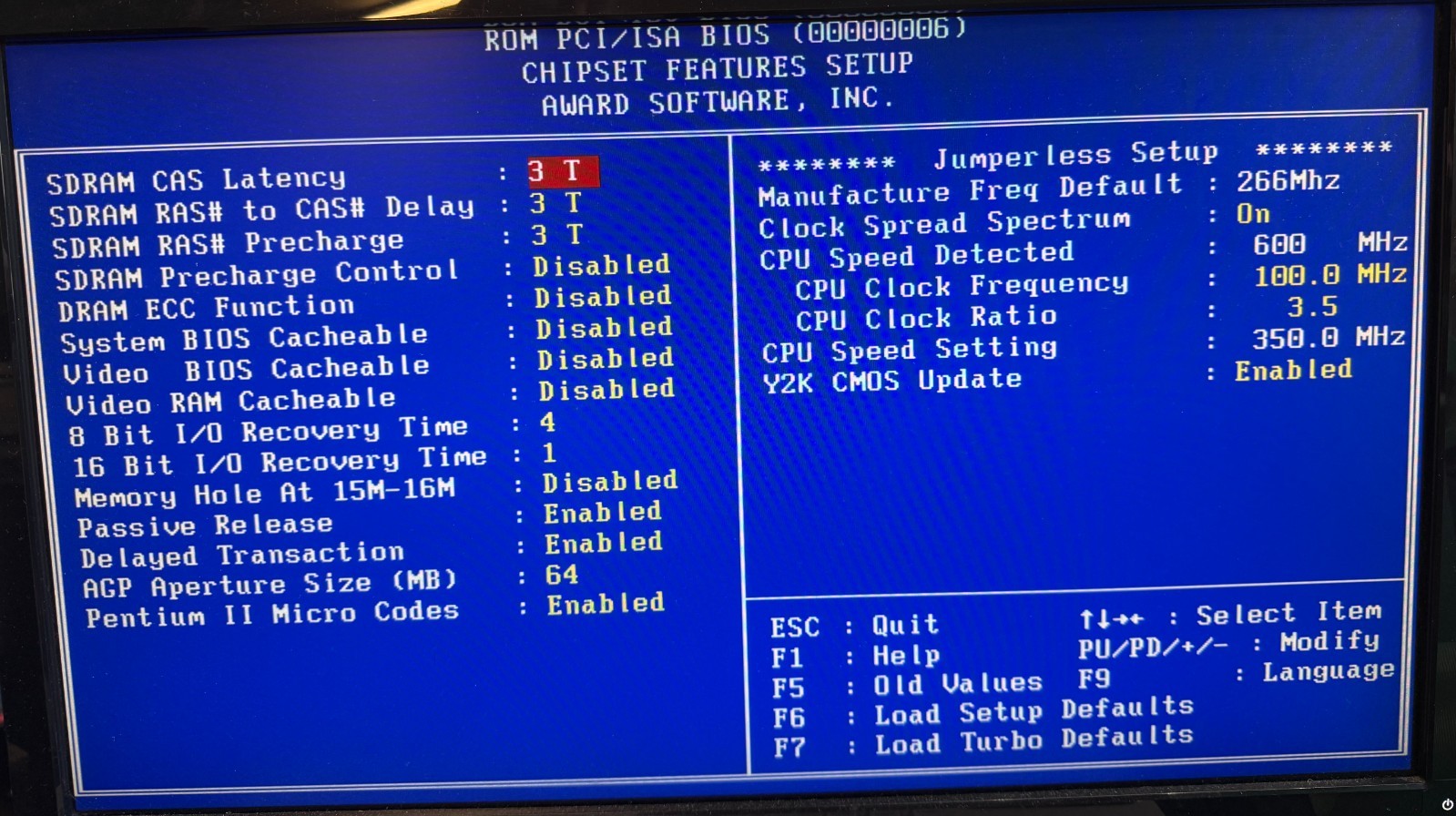 AOpen AX6B Slot 1 ISA AGP Intel Pentium III CPU @ 600MHz 262Mb SDR UDIMM RAM KL