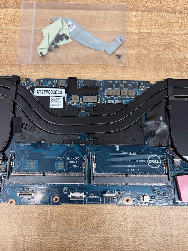 Dell XPS 15 7590 Motherboard i7-9750H GTX 1650 4GB 018W12 18W12 LA-H331P w/ Fans