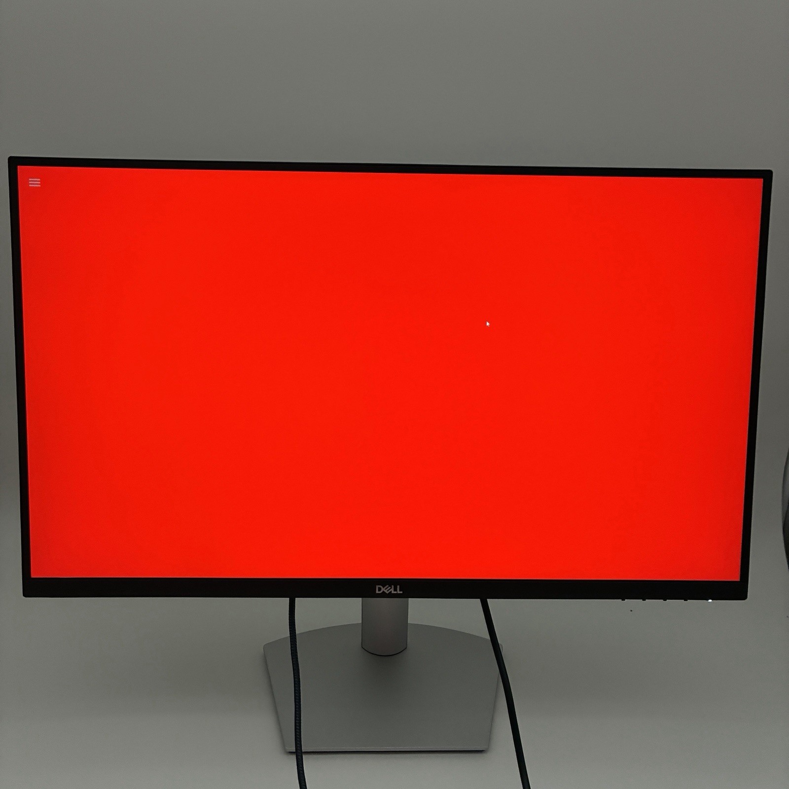 Dell S2722DC Monitor WQHD 2560×1440 75Hz USB C Built in Speaker Platinum Silver