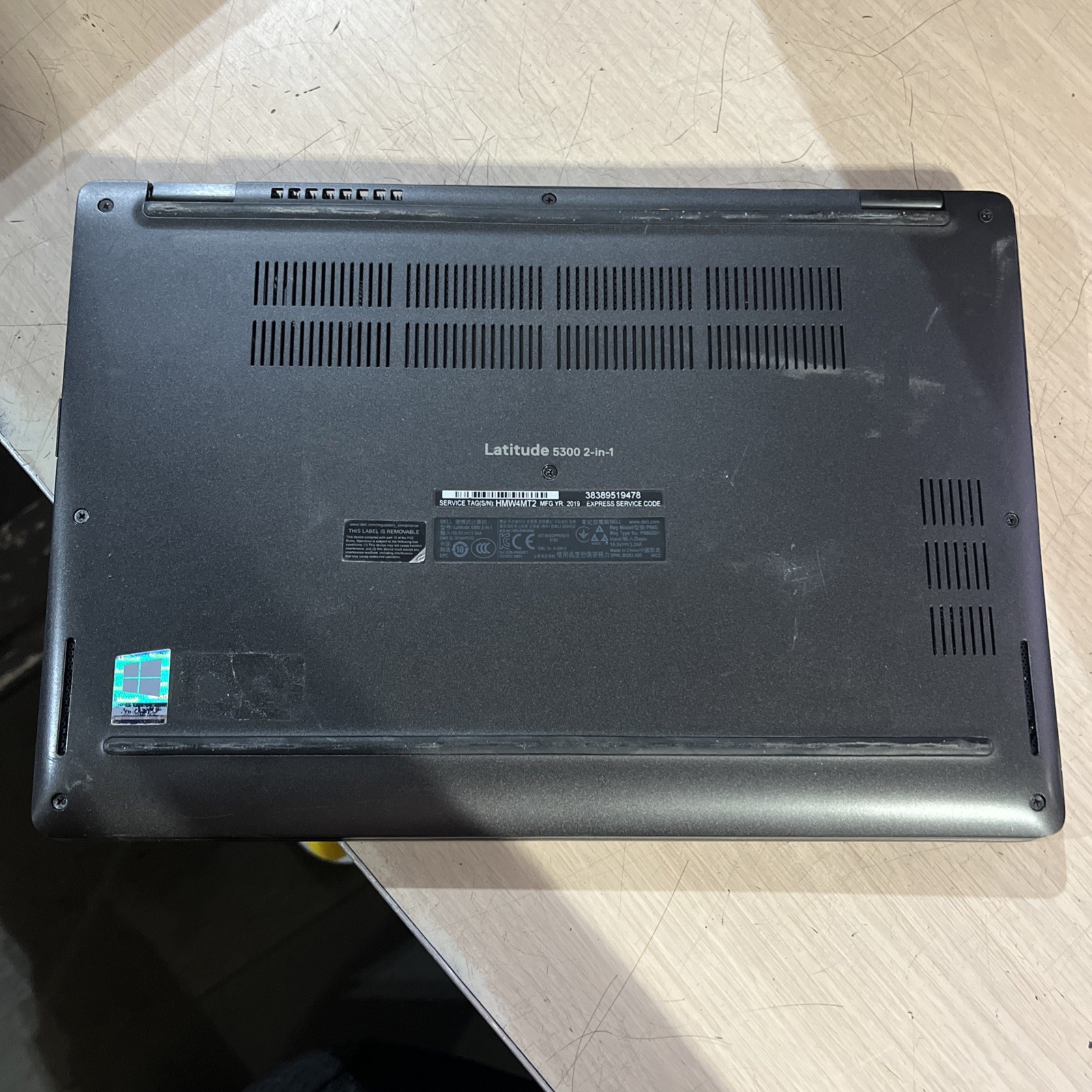 DELL LATITUDE 5300 2 IN 1 INTEL CORE I7-8665U 1.90GHZ 16GB RAM NO HD / TOUCH ‘