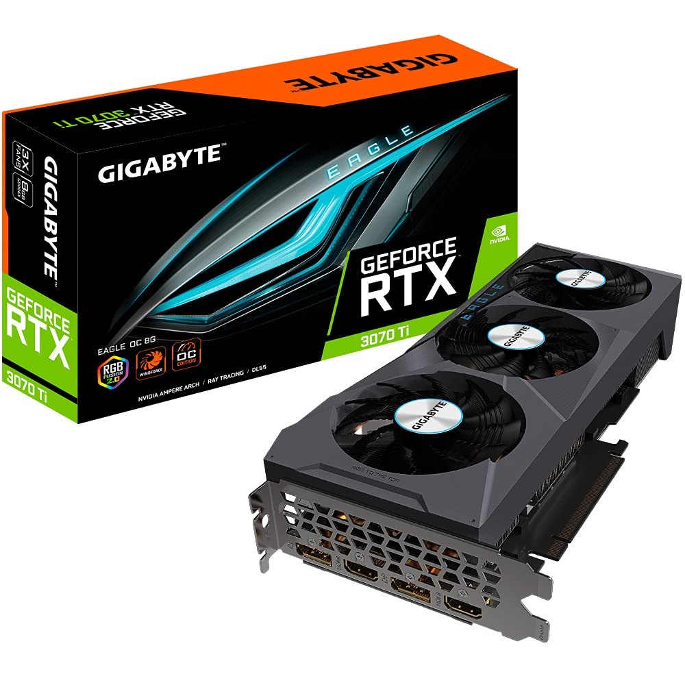 Gigabyte GeForce RTX 3070 Ti Eagle OC 8GB Graphics Card 3X GV-N307TEAGLE OC-8GD