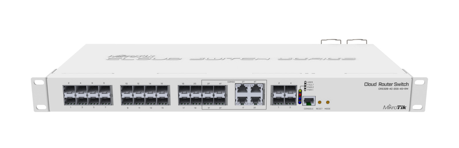 New MikroTik CRS328-4C-20S-4S+RM Cloud Router with 800MHz CPU, 512MB RAM