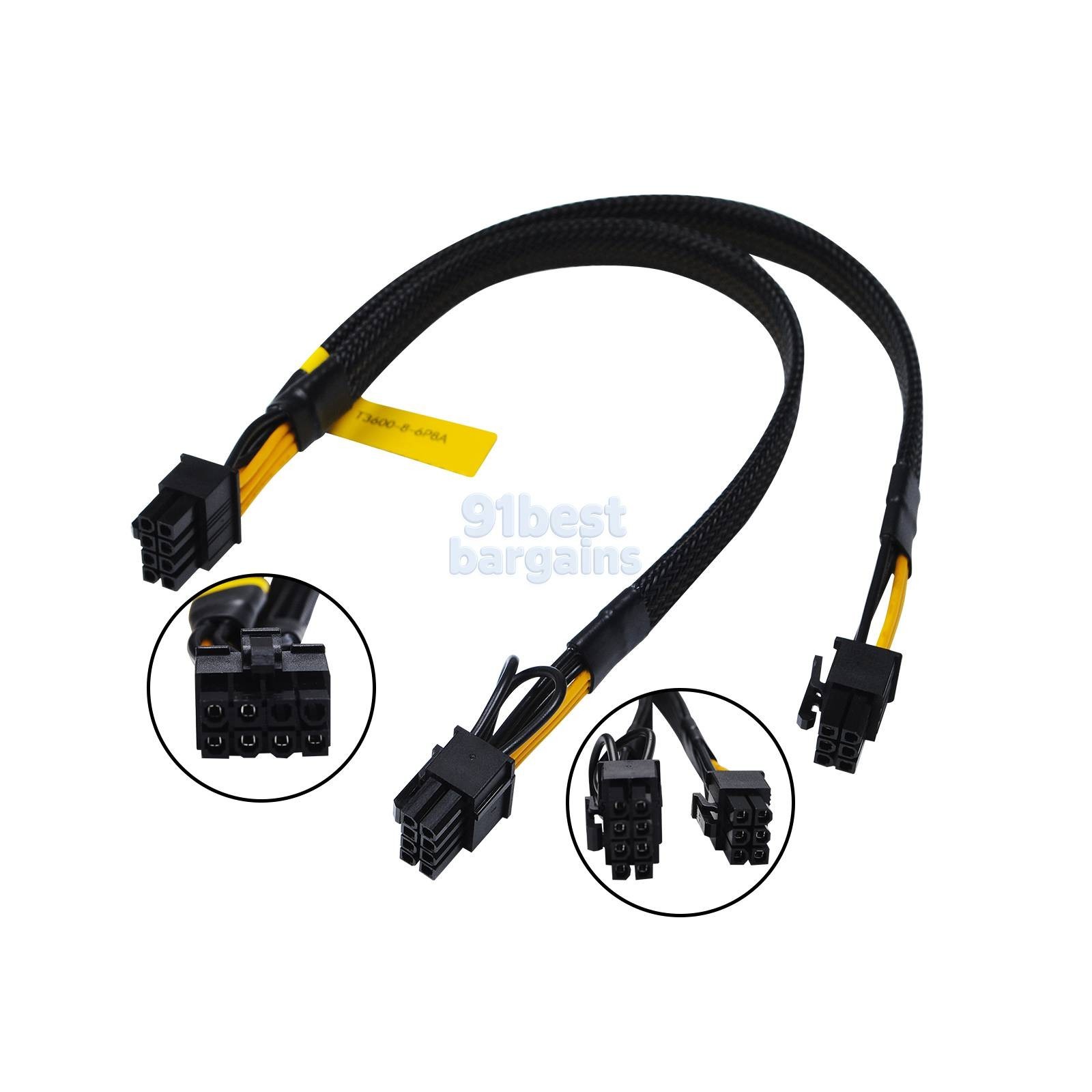 8-pin to 6+8-pin PCI-E GPU Power Cable for Dell Precision T7810 T7820