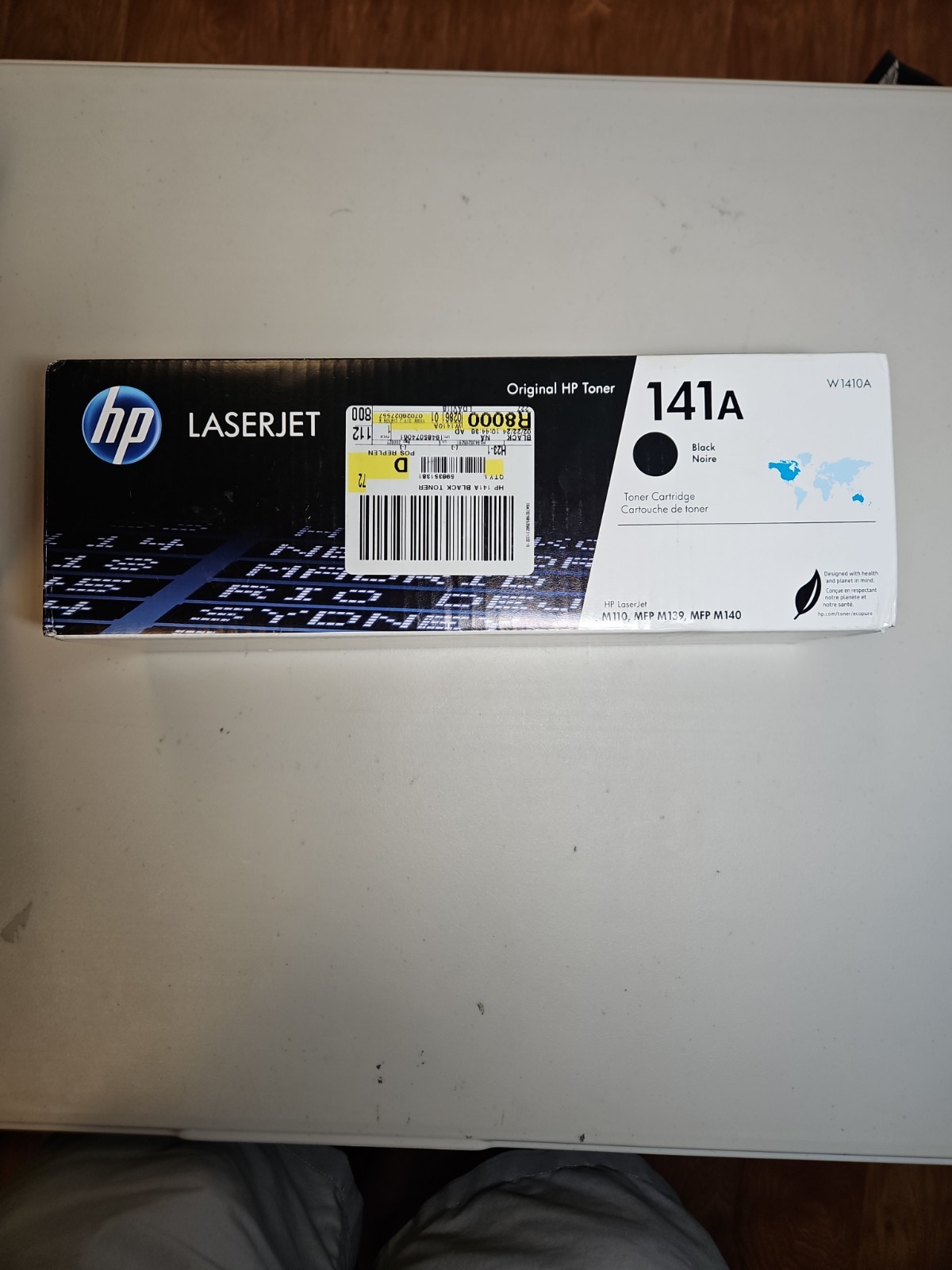 HP 141A Black Toner Cartridge W1410A Original LaserJet New Sealed
