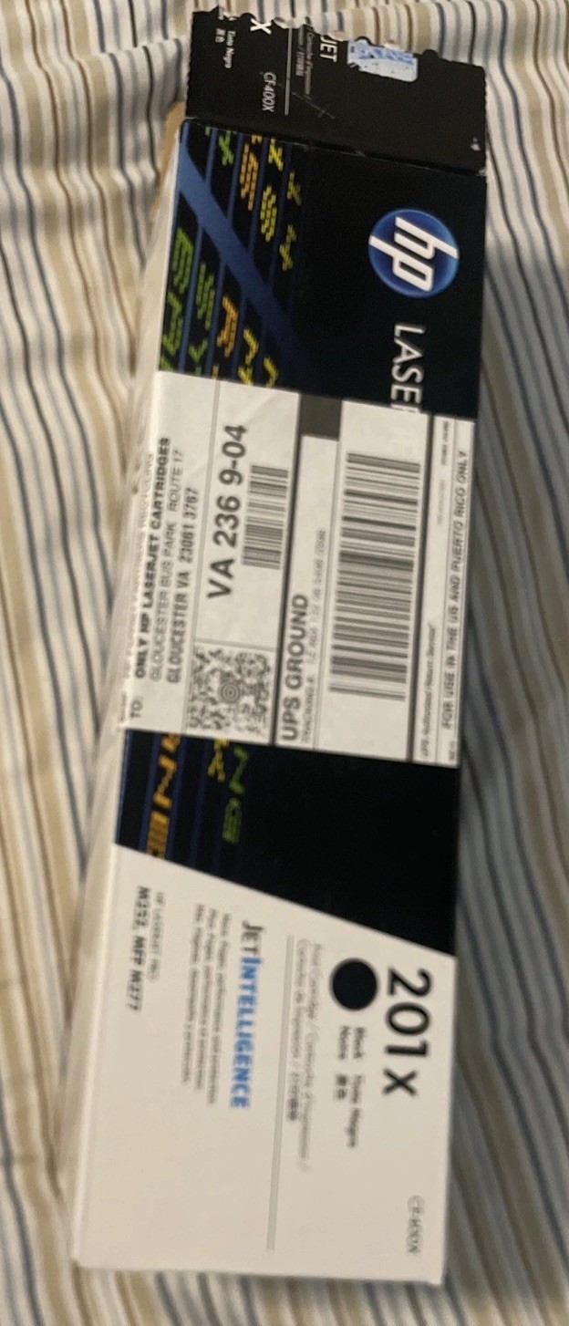 HP LaserJet 201x Black Toner/Ink – Open Box, Unused
