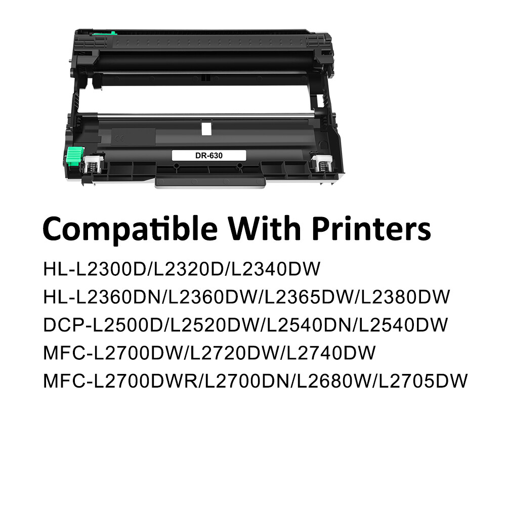 TN660 Toner DR630 Drum for Brother HL-L2340DW MFC-L2700DW MFC-L2740DW L2707D lot