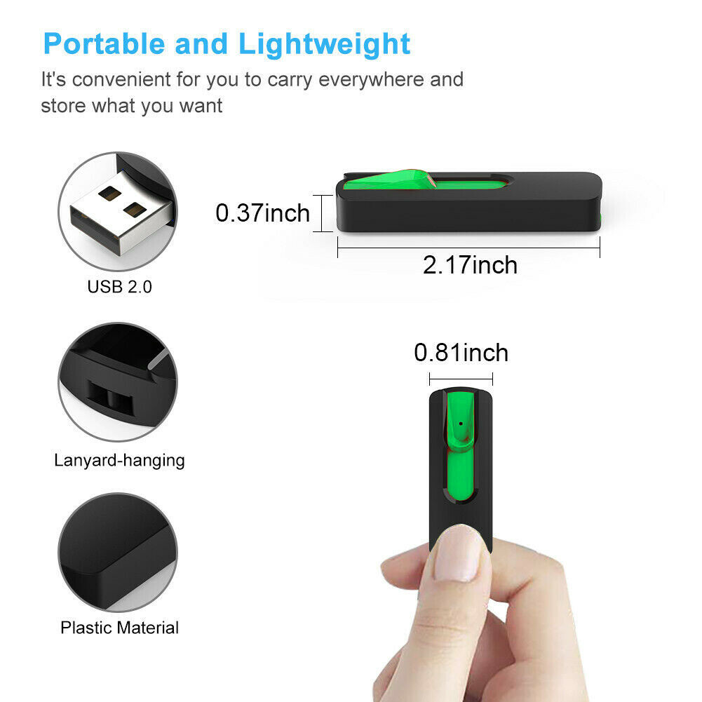 32GB 64GB 128GB USB 2.0 Flash Drive Memory Stick Thumb Drive Pen Drives LOT