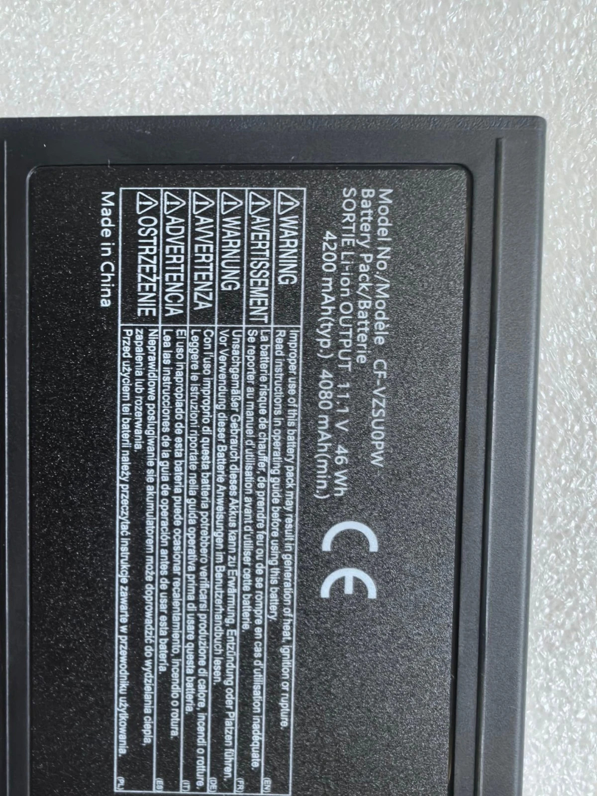 New Battery CF-VZSU0PR For Panasonic CF-54 Toughbook VZSU0PW VZSU0GW CF-VZSU0LW