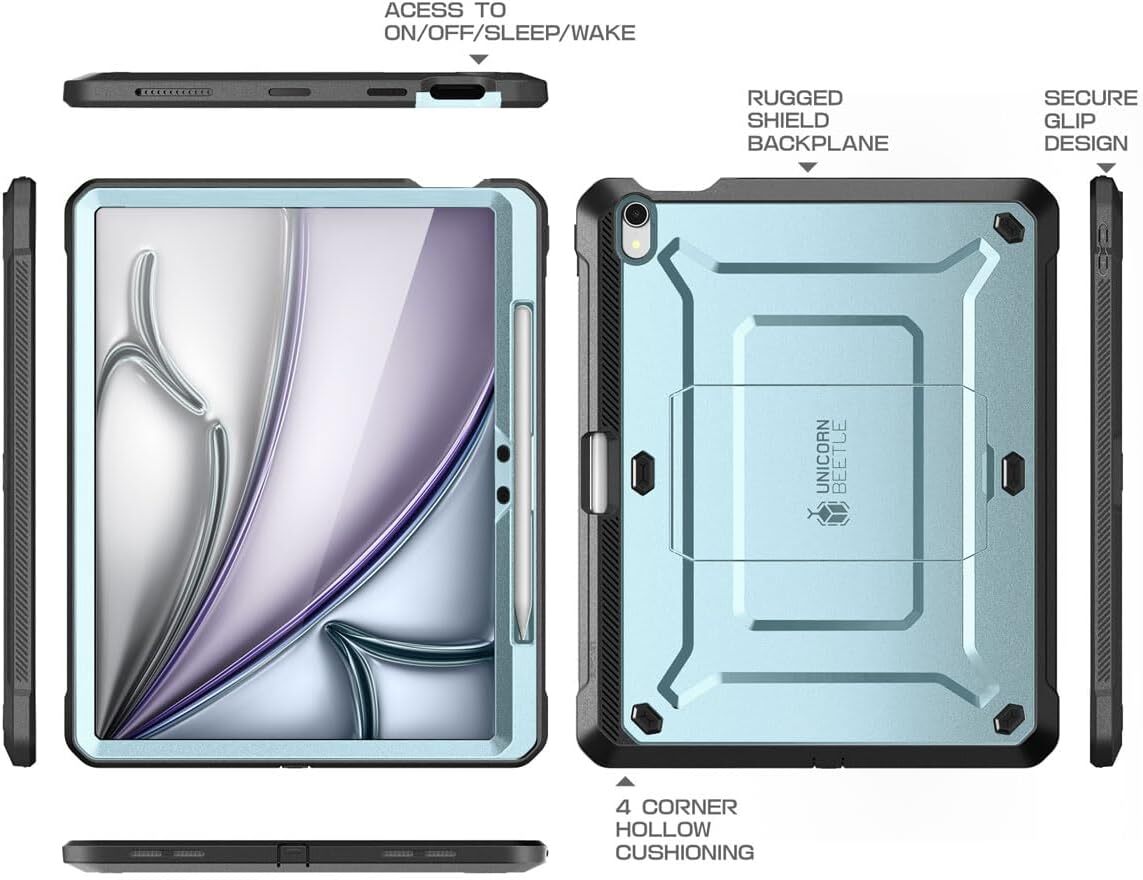SUPCASE For Apple iPad Air 13″ 2024 Multi-Layered Protection Case +Screen Cover