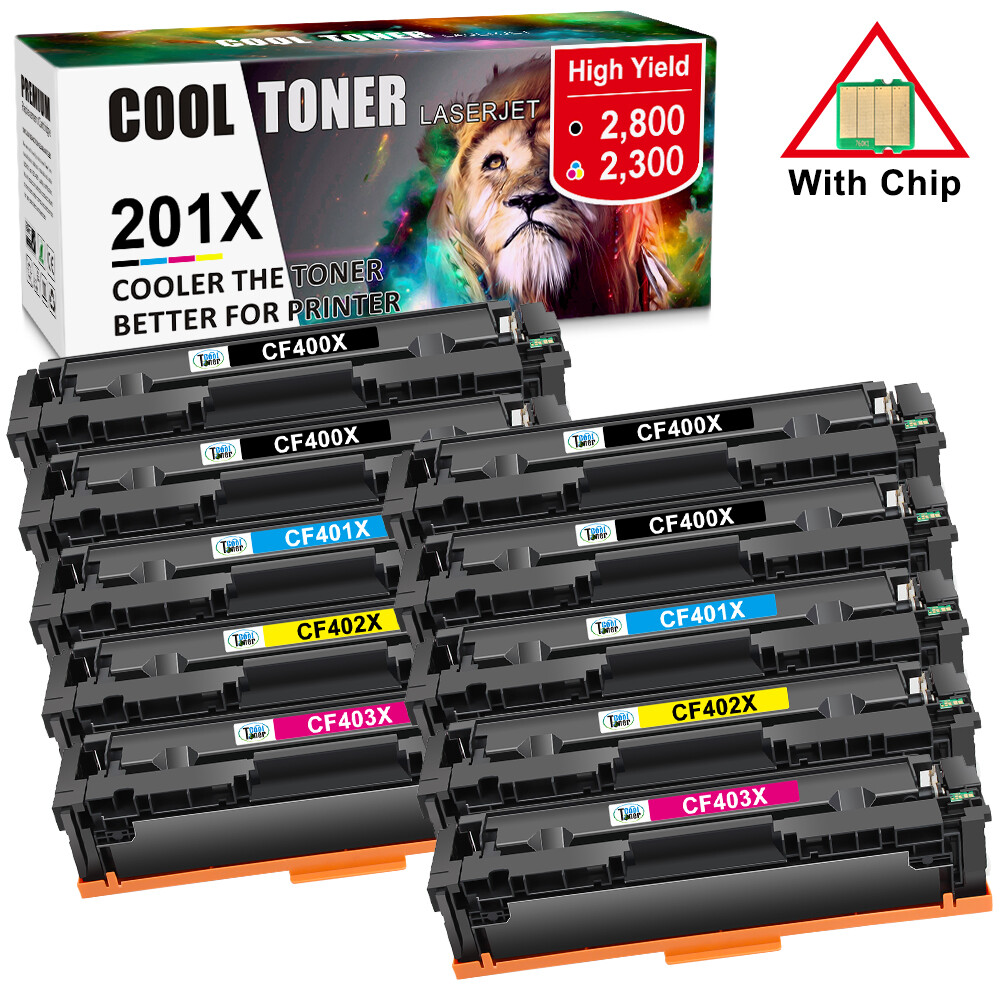 CF400X Toner Compatible With HP 201X LaserJet Pro M252dw MFP M277dw M277n Lot
