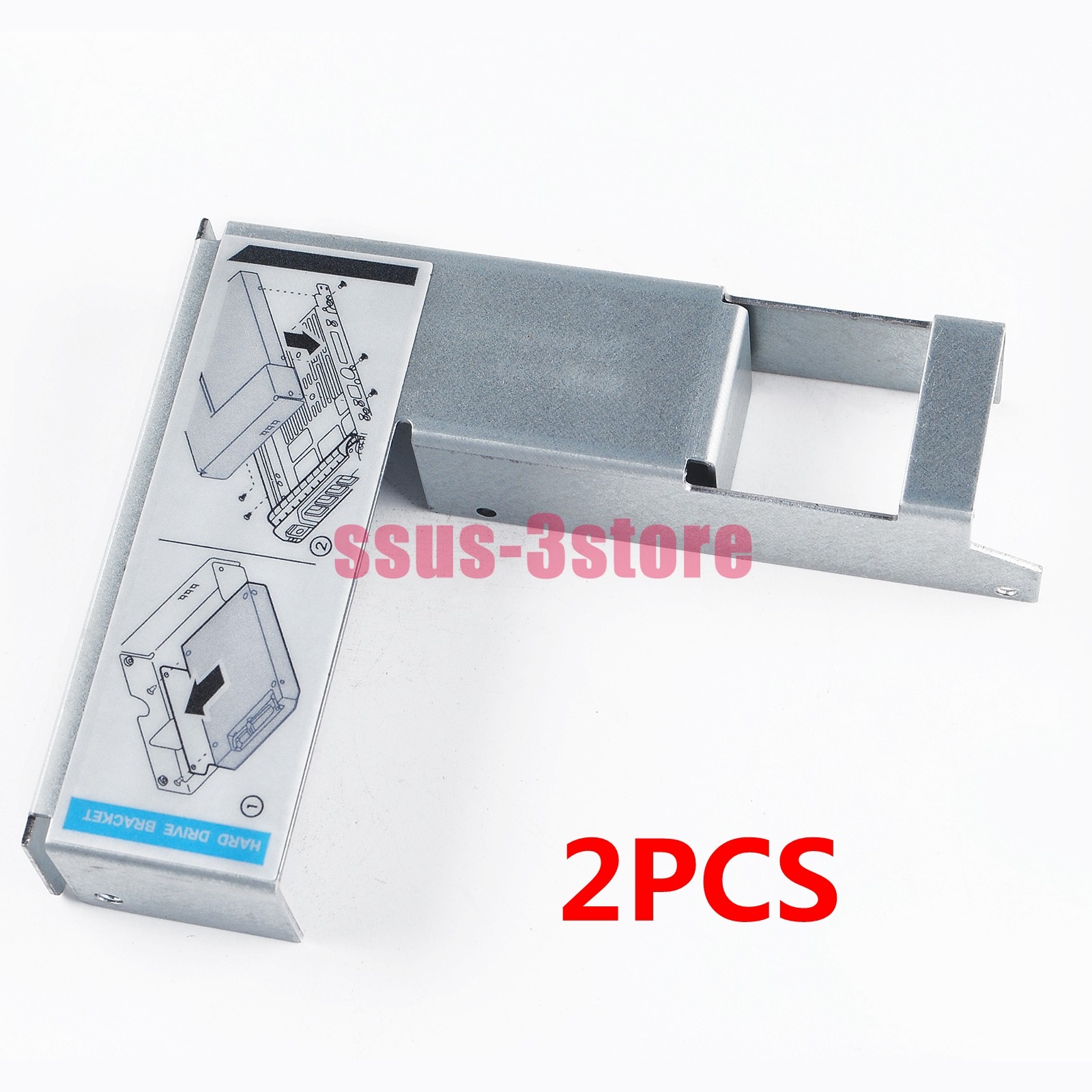 2X 9w8c4 Y004G 3.5″ to 2.5″ Adapter Tray Caddy for Dell F238F KG1CH x7k8w 651314