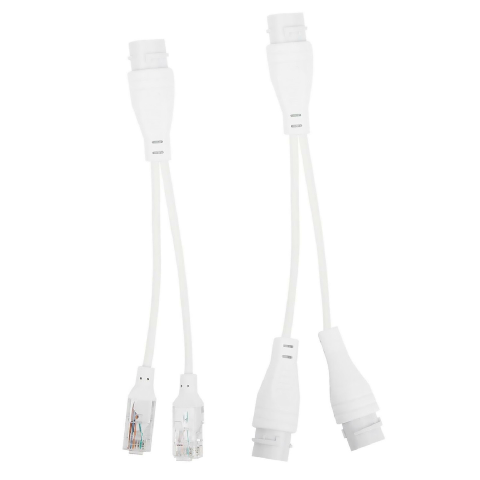 POE Splitter RJ45 2-in-1 Network Cabling Connector For Security Camera Install O