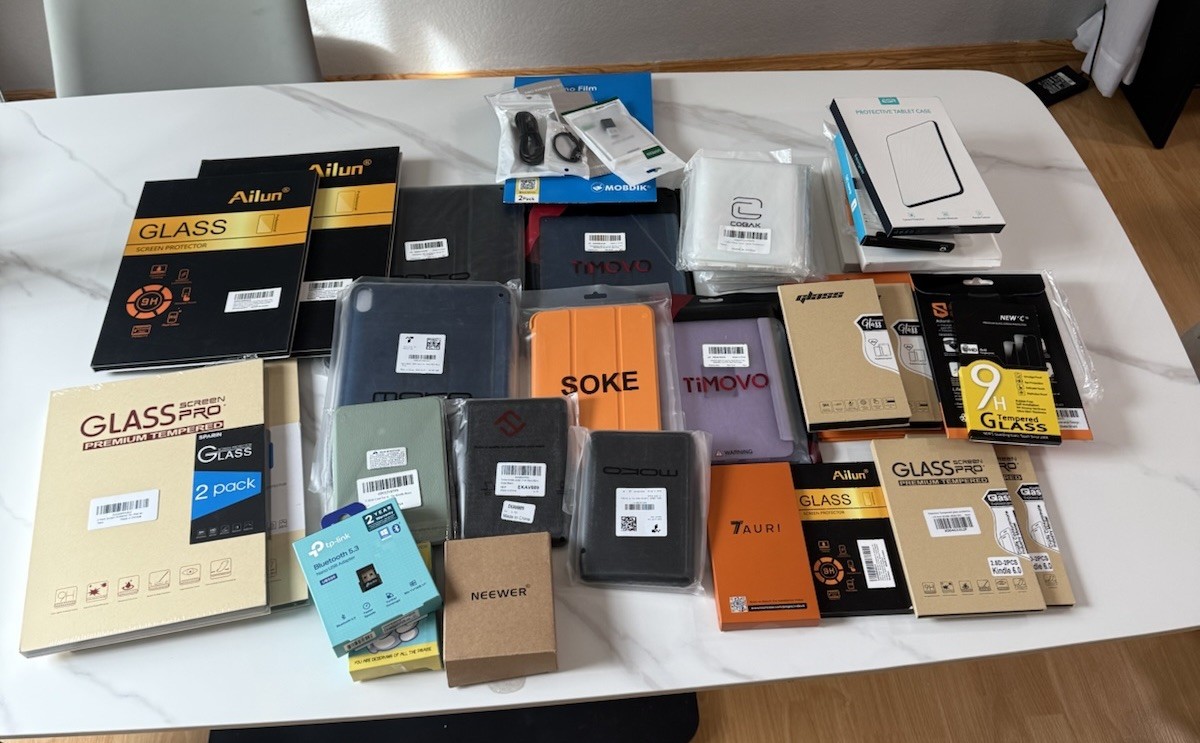 Large Lot IPad, kindle, Iphone: Case, Cover, Screen Protector ✅Brand New