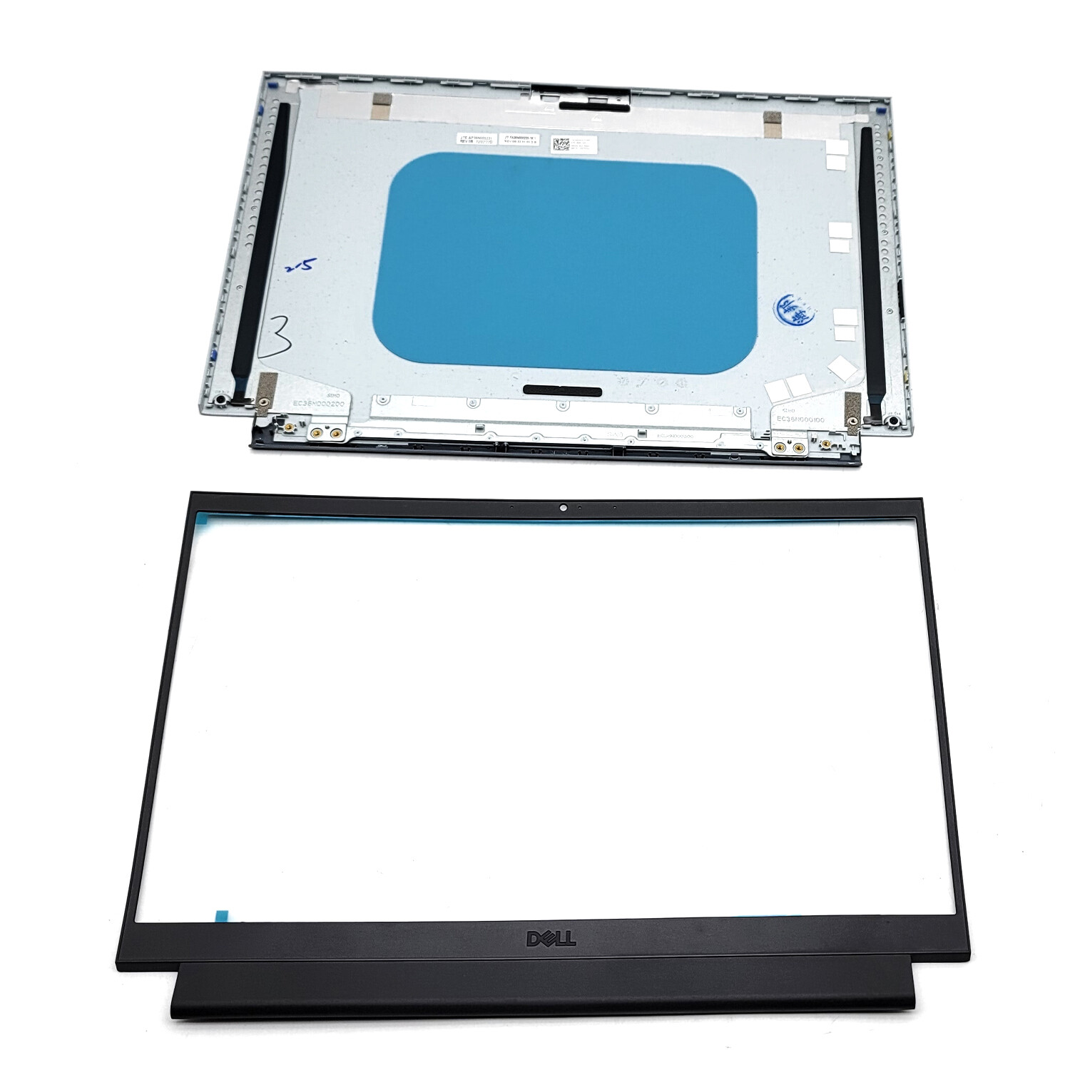 New LCD Back Cover+Bezel For Dell G15 5510 5511 5515 Top 0W9XD4 W9XD4 White Lid