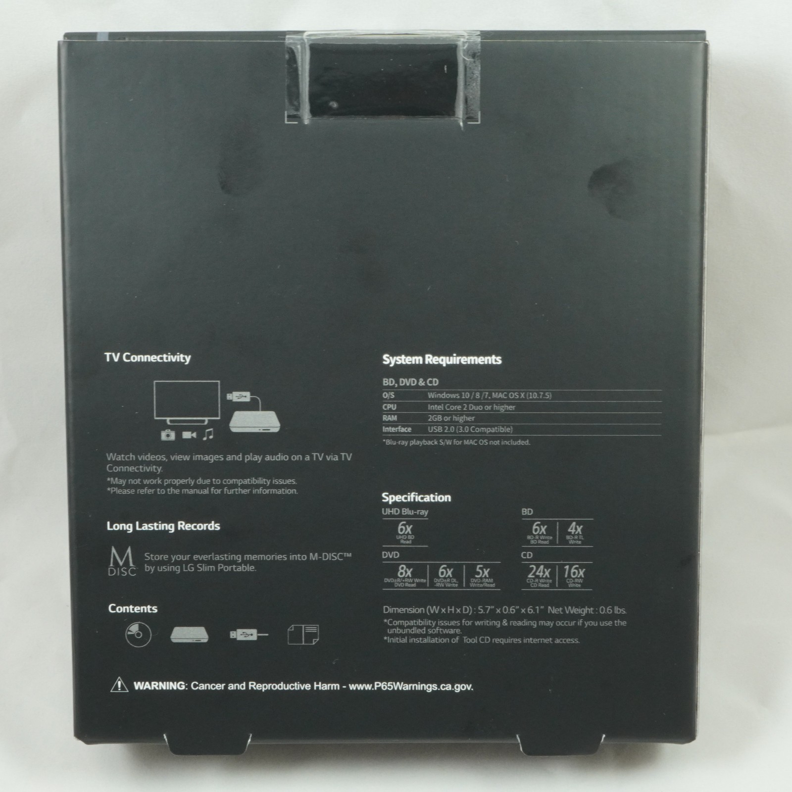 LG BP60NB10 External Slim 4K Ultra HD FRIENDLY UNLOCKED UHD Discs Firmware v1.02
