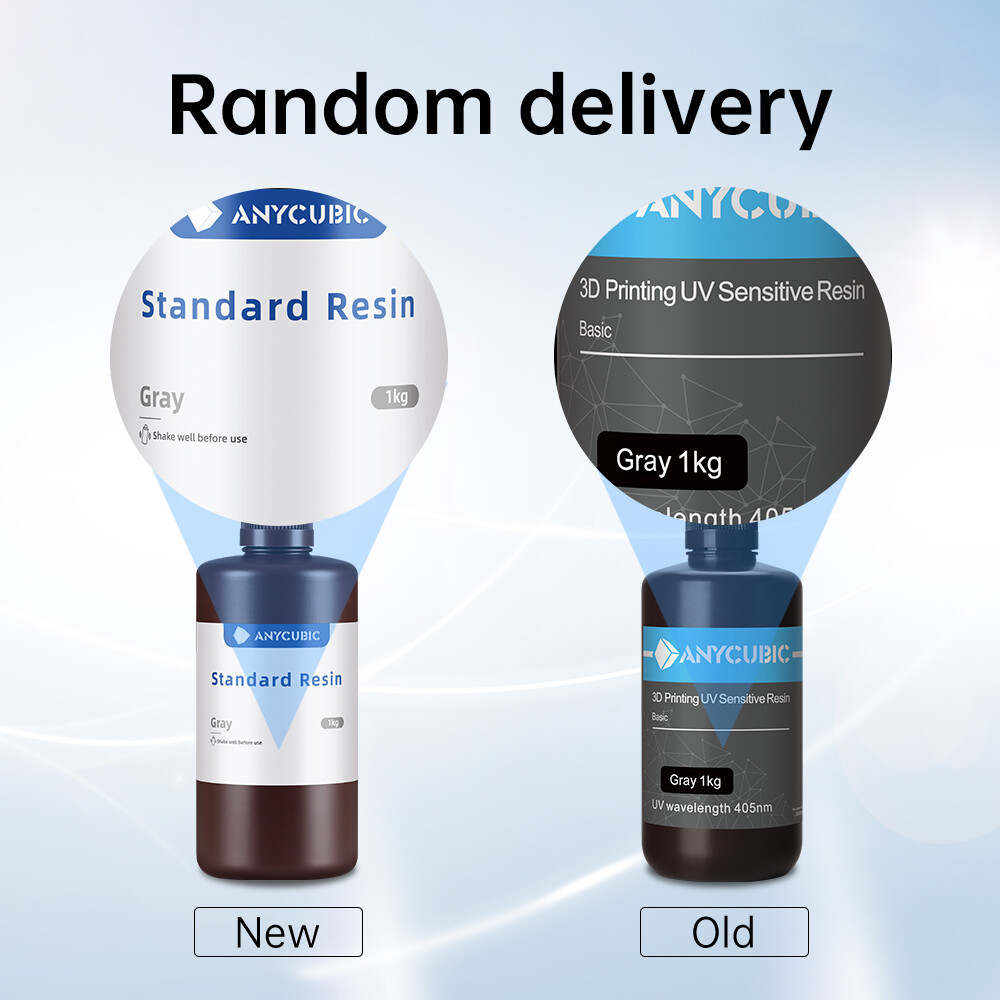 ANYCUBIC 5-30kg 3D Printer Resin Standard Resin 405nm UV Sensitive Resin Lot