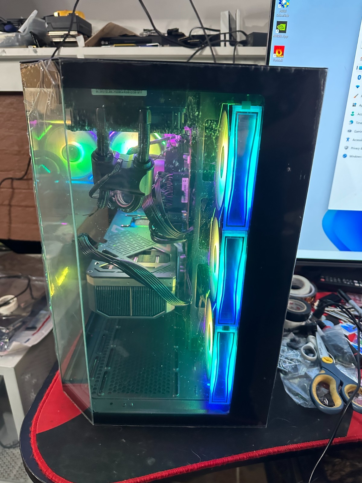 AI Workstation PC – AMD Ryzen 9 9950X3D RTX 5090 – 32GB DDR5 4TB SSD WiFi 7!!