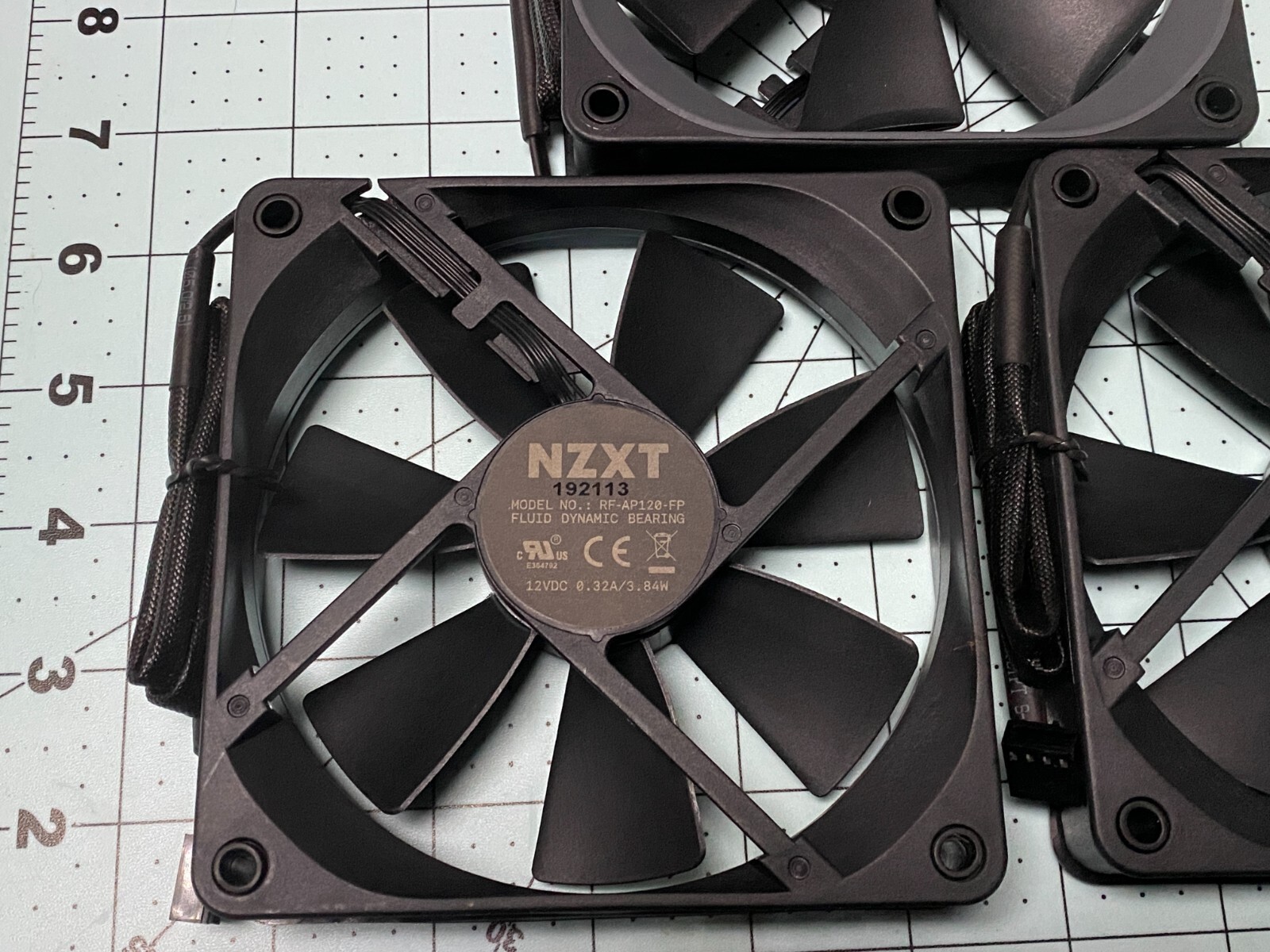 NZXT Aer P 120mm RF-AP120-FP PC Case Fans – 3 Pack – Fluid Dynamic Bearing Black