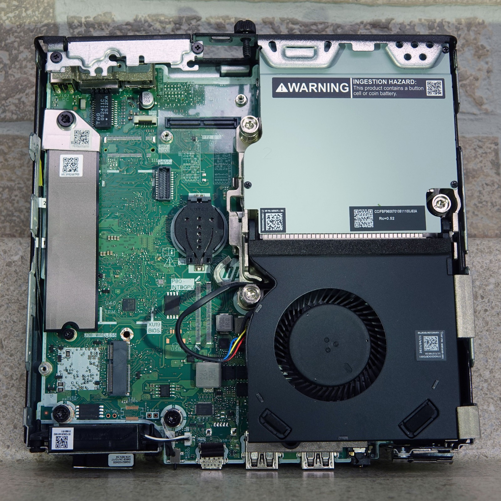 ✅ no CPU BAREBONES HP Elite Mini 400 G9 14th Gen Win11P COA MB N73342-002