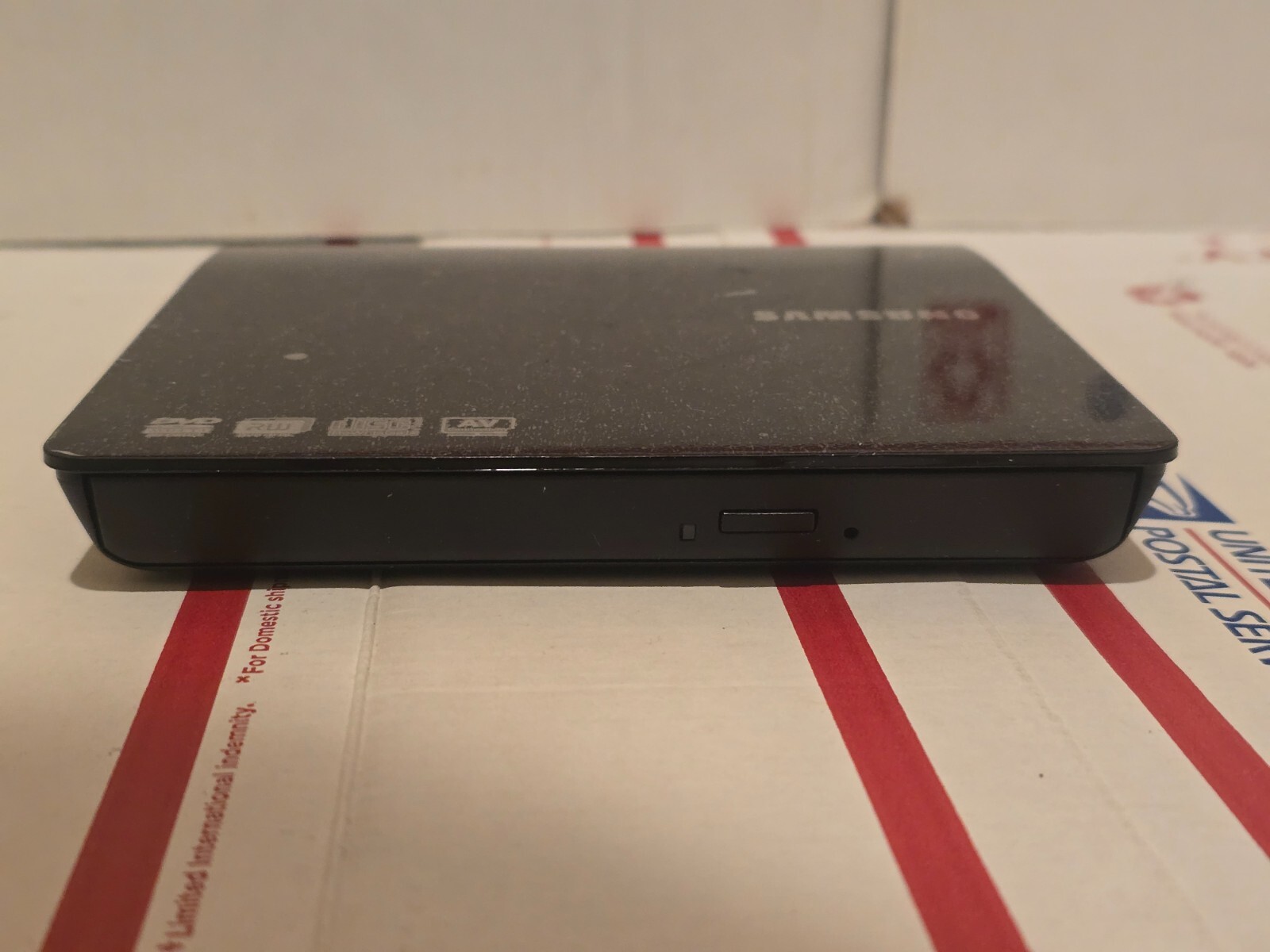 Samsung SE-208DB Slim External DVD Writer Burner USB – Tested Working no cable