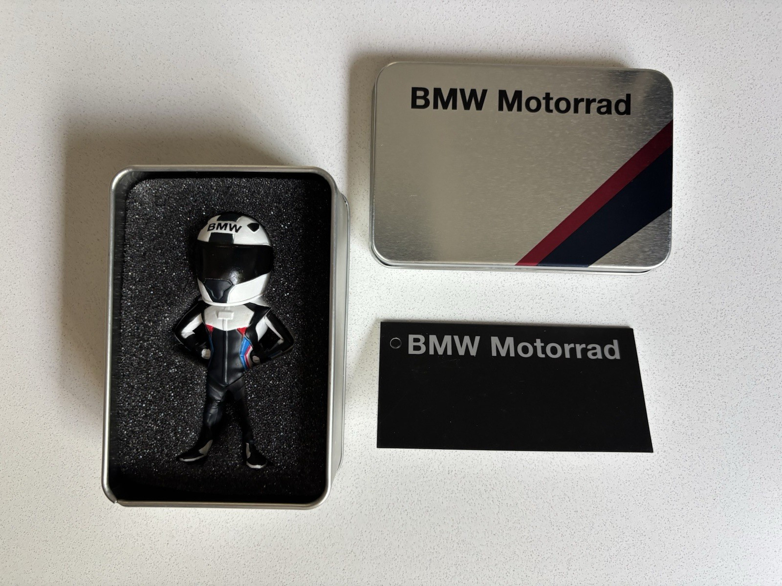 BMW Motorrad Double R Motorcycle Racer 15GB USB Flash Drive in Tin Box