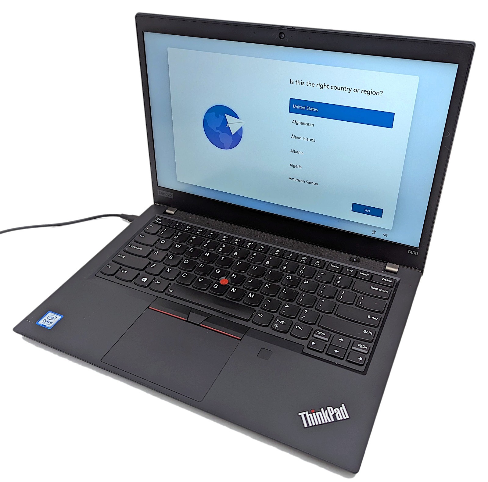 Lenovo ThinkPad T490 14″ Laptop i5-8265U 1.60GHz 8GB RAM 256GB NVMe Windows 11