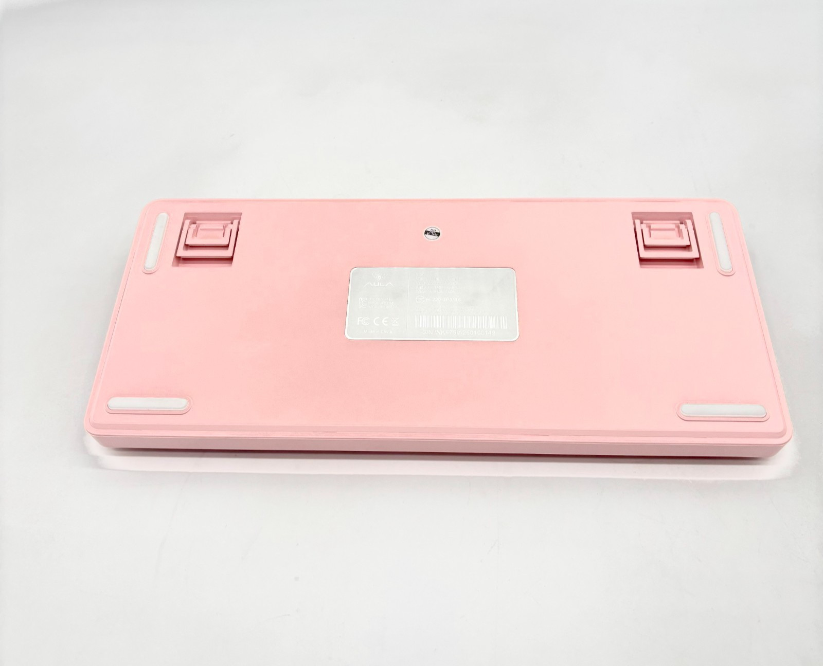 Aula F75 3 In 1 Hot Swappable RGB Gasket Silent Mechanical Keyboard – Pink