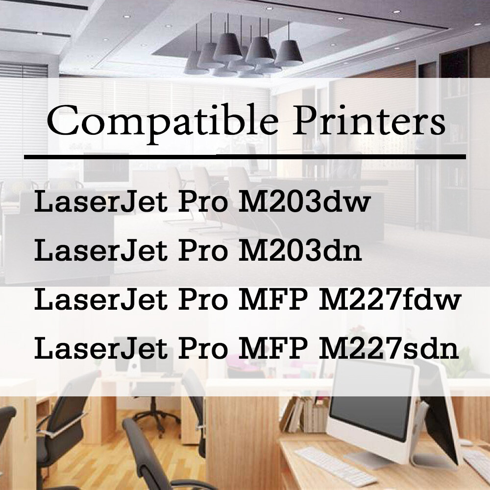 1-Pack 30A CF230A Toner Cartridge Work With Pro M203 Printer