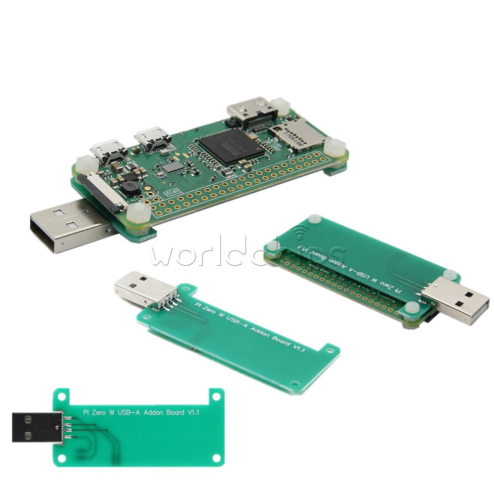 For Raspberry Pi Zero W Zero USB-A Addon Board USB Connector V1.1 RPi0 Adapter