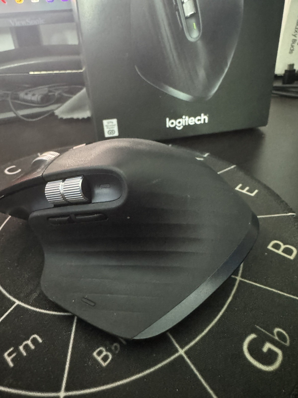Logitech MX Master 3S Wireless Mouse – Black (Includes Reciever)