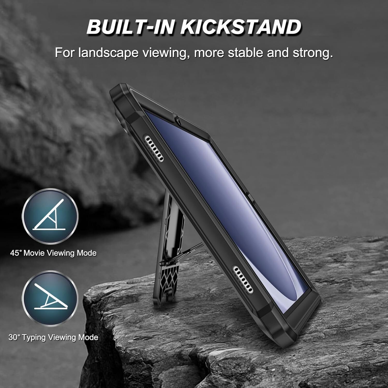 Shockproof Case for Samsung Galaxy Tab A9 Plus 11″ (2023) Rugged Kickstand Cover