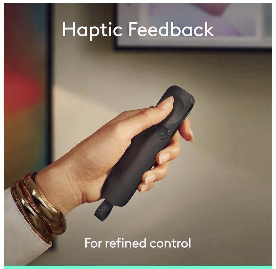Logitech Spotlight 2 Wireless Bluetooth Laser Pointer Presenter w/ Haptics Black
